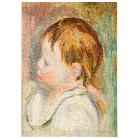 puzzleplate Baby's Head (Tête d'enfant, profil à gauche) (1895) by Pierre-Auguste Renoir 500 Puzzle