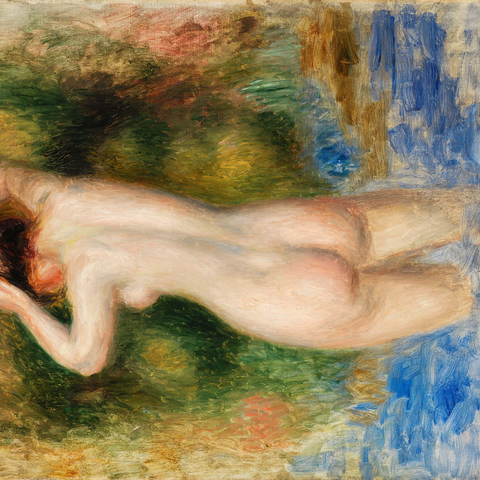 Bather (Baigneuse) (1890) by Pierre-Auguste Renoir 1000 Puzzle 3D Modell