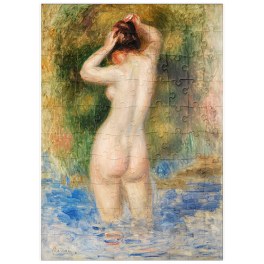 puzzleplate Bather (Baigneuse) (1890) by Pierre-Auguste Renoir 100 Puzzle