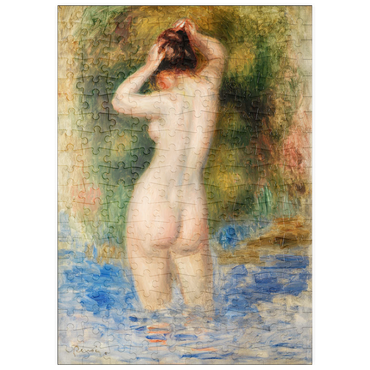 puzzleplate Bather (Baigneuse) (1890) by Pierre-Auguste Renoir 200 Puzzle