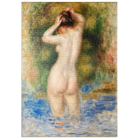 Darstellung des Puzzle Motivs Bather (Baigneuse) (1890) by Pierre-Auguste Renoir - Puzzleteile: 200