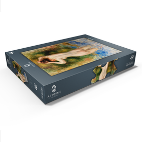 Alternative Darstellung des Puzzle-Motivs Bather (Baigneuse) (1890) by Pierre-Auguste Renoir – Puzzleteile: 500