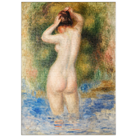 puzzleplate Bather (Baigneuse) (1890) by Pierre-Auguste Renoir 500 Puzzle