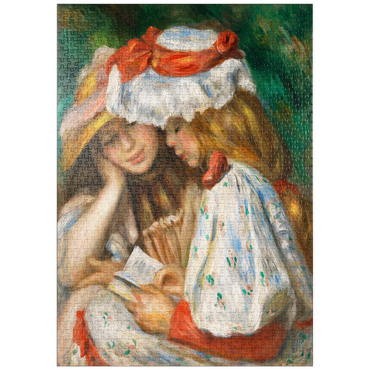 puzzleplate Two Girls Reading (c. 1890–1891) by Pierre-Auguste Renoir 1000 Puzzle