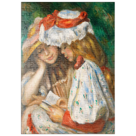 Darstellung des Puzzle Motivs Two Girls Reading (c. 1890-1891) by Pierre-Auguste Renoir - Puzzleteile: 200