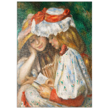 puzzleplate Two Girls Reading (c. 1890–1891) by Pierre-Auguste Renoir 500 Puzzle