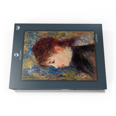 Young Woman with Rose (Jeune fille Ã la rose) (1877) by Pierre-Auguste Renoir 1000 Puzzle Schachtel Ansicht3