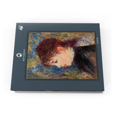 Young Woman with Rose (Jeune fille Ã la rose) (1877) by Pierre-Auguste Renoir 100 Puzzle Schachtel Ansicht3