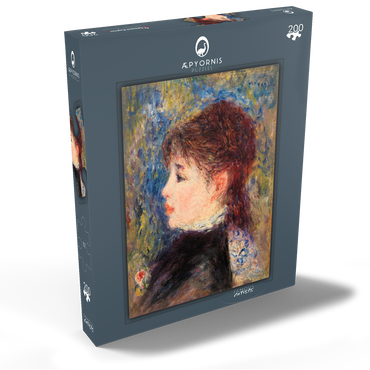 Young Woman with Rose (Jeune fille Ã la rose) (1877) by Pierre-Auguste Renoir 200 Puzzle Schachtel Ansicht2