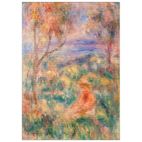 Darstellung des Puzzle-Motivs Seated Woman with Sea in the Distance (1917) by Pierre-Auguste Renoir – Puzzleteile: 200