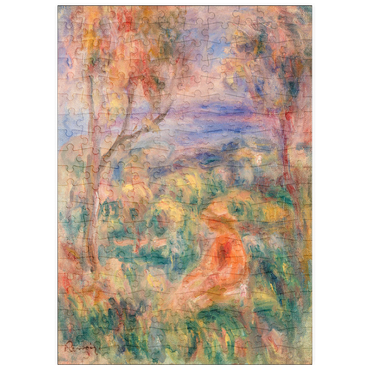 puzzleplate Seated Woman with Sea in the Distance (Femme assise au bord de la mer) (1917) by Pierre-Auguste Renoir 200 Puzzle