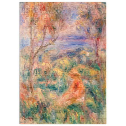 puzzleplate Seated Woman with Sea in the Distance (Femme assise au bord de la mer) (1917) by Pierre-Auguste Renoir 200 Puzzle