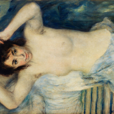 Before the Bath (Avant le bain) (1875) by Pierre-Auguste Renoir 500 Puzzle 3D Modell
