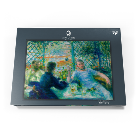 Lunch at the Restaurant Fournaise (The Rowers’ Lunch) (1875) by Pierre-Auguste Renoir 1000 Puzzle Schachtel Ansicht3