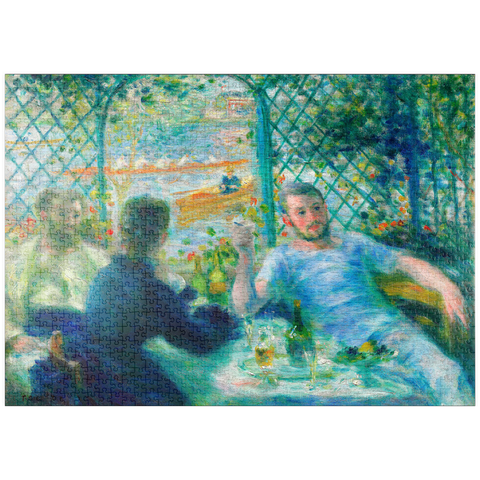 puzzleplate Lunch at the Restaurant Fournaise (The Rowers’ Lunch) (1875) by Pierre-Auguste Renoir 1000 Puzzle
