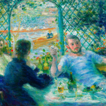 Lunch at the Restaurant Fournaise (The Rowers’ Lunch) (1875) by Pierre-Auguste Renoir 1000 Puzzle 3D Modell