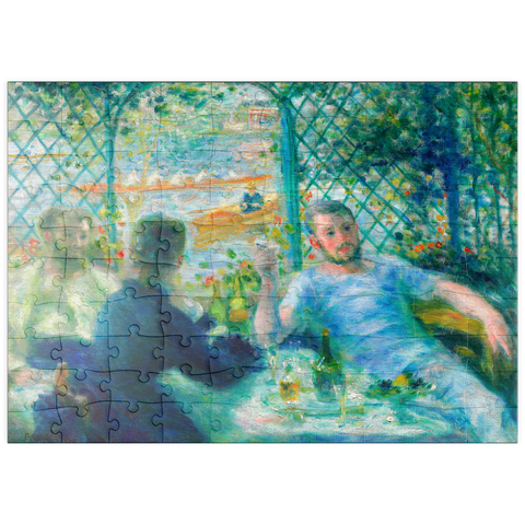 puzzleplate Lunch at the Restaurant Fournaise (The Rowers’ Lunch) (1875) by Pierre-Auguste Renoir 100 Puzzle
