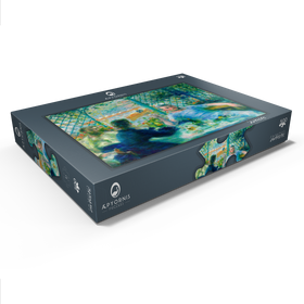 Darstellung des Puzzle Motivs Lunch at the Restaurant Fournaise (1875) by Pierre-Auguste Renoir - Puzzleteile: 500