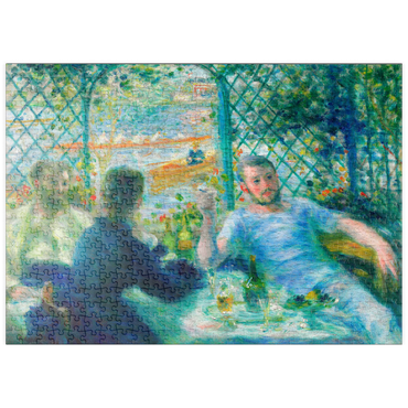 puzzleplate Lunch at the Restaurant Fournaise (The Rowers’ Lunch) (1875) by Pierre-Auguste Renoir 500 Puzzle