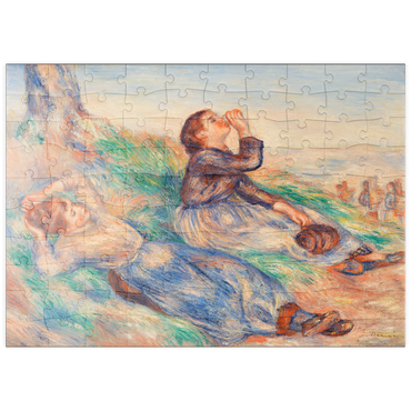 puzzleplate Grape Gatherers (Vendangeuses) (1888–1889) by Pierre-Auguste Renoir 100 Puzzle