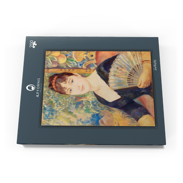 Woman with Fan (Femme à l'éventail) (1886) by Pierre-Auguste Renoir 200 Puzzle Schachtel Ansicht3