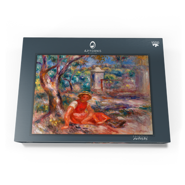 Girl at the Foot of a Tree (Fillette au pied d'un arbre) (1914) by Pierre-Auguste Renoir 1000 Puzzle Schachtel Ansicht3
