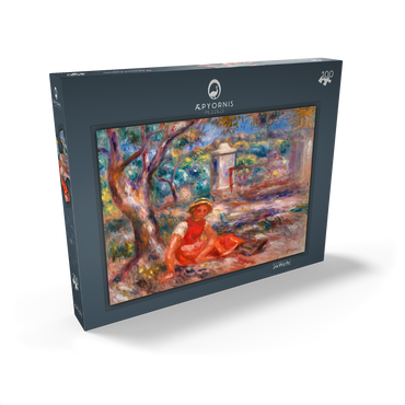 Girl at the Foot of a Tree (Fillette au pied d'un arbre) (1914) by Pierre-Auguste Renoir 100 Puzzle Schachtel Ansicht2