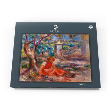 Girl at the Foot of a Tree (Fillette au pied d'un arbre) (1914) by Pierre-Auguste Renoir 100 Puzzle Schachtel Ansicht3