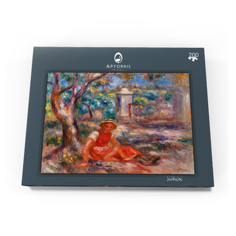 Girl at the Foot of a Tree (Fillette au pied d'un arbre) (1914) by Pierre-Auguste Renoir 200 Puzzle Schachtel Ansicht3