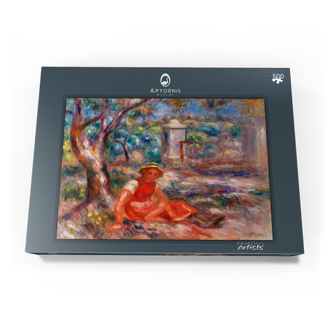 Girl at the Foot of a Tree (Fillette au pied d'un arbre) (1914) by Pierre-Auguste Renoir 500 Puzzle Schachtel Ansicht3