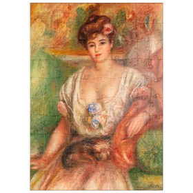 Darstellung des Puzzle Motivs Portrait of Misia Sert (1907) by Pierre-Auguste Renoir - Puzzleteile: 100