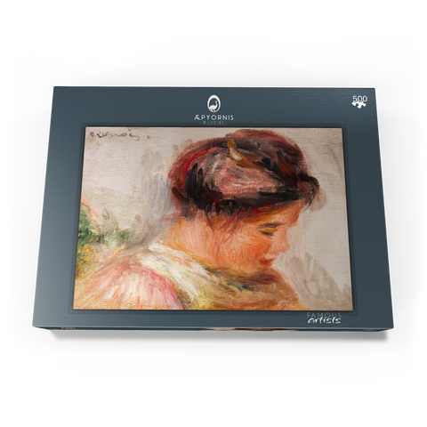 Head of Young Girl (Tête de jeune fille) (1905–1908) by Pierre-Auguste Renoir 500 Puzzle Schachtel Ansicht3
