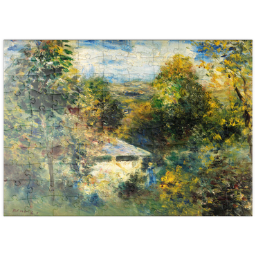 puzzleplate Louveciennes (1872–1873) by Pierre-Auguste Renoir 100 Puzzle