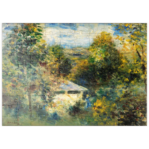 puzzleplate Louveciennes (1872–1873) by Pierre-Auguste Renoir 100 Puzzle