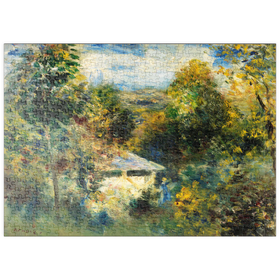 Darstellung des Puzzle Motivs Louveciennes (1872-1873) by Pierre-Auguste Renoir - Puzzleteile: 500
