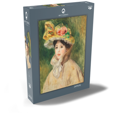 Woman with Capeline (Femme Ã la capeline) (early 1890s) by Pierre-Auguste Renoir 1000 Puzzle Schachtel Ansicht2