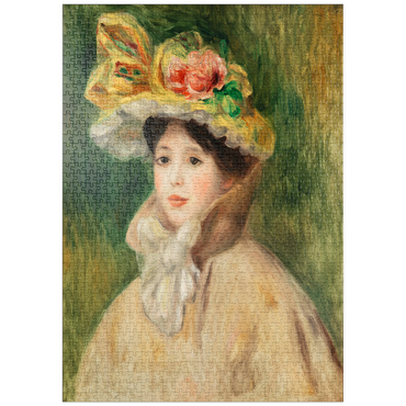 puzzleplate Woman with Capeline (Femme Ã la capeline) (early 1890s) by Pierre-Auguste Renoir 1000 Puzzle