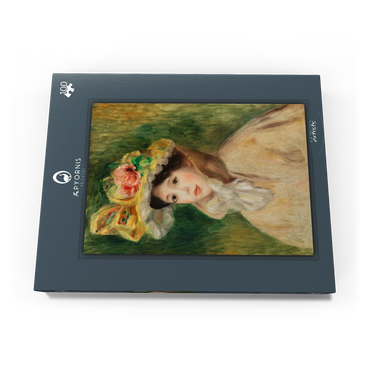 Woman with Capeline (Femme Ã la capeline) (early 1890s) by Pierre-Auguste Renoir 100 Puzzle Schachtel Ansicht3