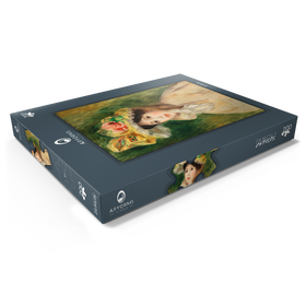 Alternative Darstellung des Puzzle-Motivs Woman with Capeline (early 1890s) by Pierre-Auguste Renoir – Puzzleteile: 200