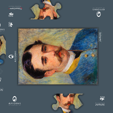 Portrait of a Man (Monsieur Charpentier) (1879) by Pierre-Auguste Renoir 500 Puzzle Schachtel 3D Modell