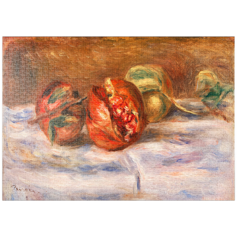 puzzleplate Pomegranates (Grenades) (1910) by Pierre-Auguste Renoir 1000 Puzzle