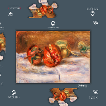 Pomegranates (Grenades) (1910) by Pierre-Auguste Renoir 1000 Puzzle Schachtel 3D Modell