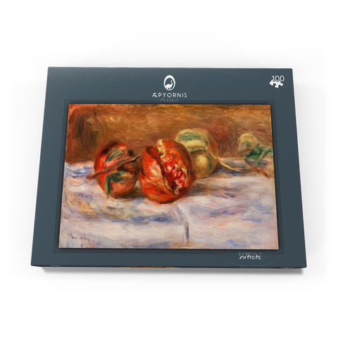 Pomegranates (Grenades) (1910) by Pierre-Auguste Renoir 100 Puzzle Schachtel Ansicht3