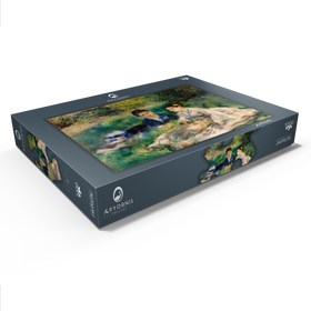 Alternative Darstellung des Puzzle-Motivs On the Grass (1873) by Pierre-Auguste Renoir – Puzzleteile: 1000