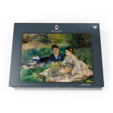 On the Grass (Jeunes femmes assises dans l'herbe) (1873) by Pierre-Auguste Renoir 1000 Puzzle Schachtel Ansicht3