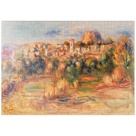 Darstellung des Puzzle-Motivs Landscape, La Gaude (Paysage, La Gaude) (1910) by Pierre-Auguste Renoir – Puzzleteile: 1000