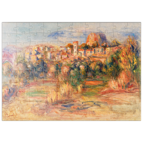 Darstellung des Puzzle Motivs Landscape, La Gaude (Paysage, La Gaude) (1910) by Pierre-Auguste Renoir - Puzzleteile: 100