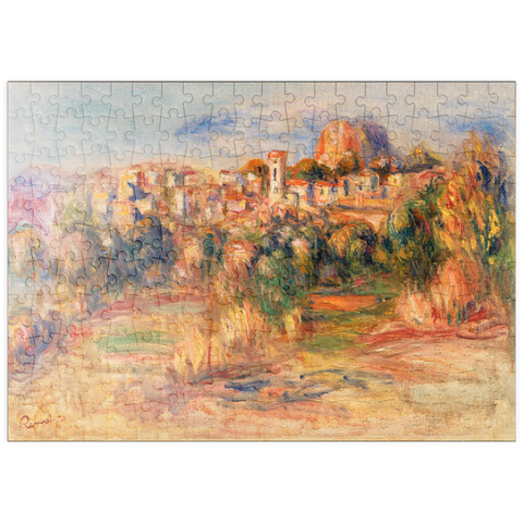 puzzleplate Landscape, La Gaude (Paysage, La Gaude) (1910) by Pierre-Auguste Renoir 200 Puzzle