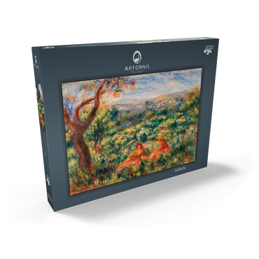 Landscape (Paysage) (1916) by Pierre-Auguste Renoir 100 Puzzle Schachtel Ansicht2