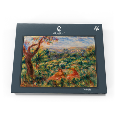 Landscape (Paysage) (1916) by Pierre-Auguste Renoir 100 Puzzle Schachtel Ansicht3